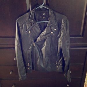 Men’s H&M faux leather jacket